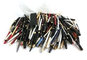 1000円スタート 万年筆 ボールペン他 大量まとめ 約197本 MONTBLANC/PARKER/PILOT/SHEAFFER 等 筆記用具 【元払】 [11/12] HH①421★