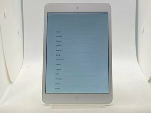 【中古・ジャンク】アクティベーションロック 背面キズ Apple iPad mini 1st 16GB Wi-Fiモデル シルバー NWー 本体 A-0F196