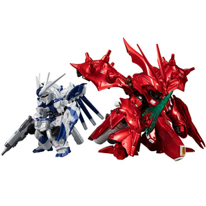 【未開封品】バンダイ ガンダムコンバージ FW GUNDAM CONVERGE :CORE Hi-νガンダム&ナイチンゲール（メタリックカラーver.）