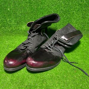 ブーツ　made in Italy size 42 レトロ ブラック HIGH