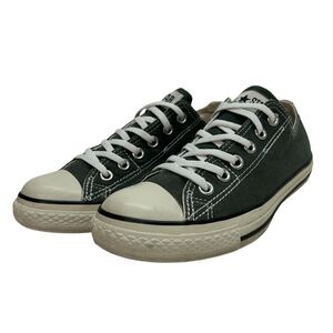 H214 CONVERSE コンバース オールスター ローカットスニーカー US4.5 23.5cm グリーン キャンバス