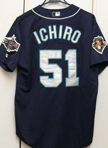 シアトル・マリナーズ イチロー 51 2001年 オールスター 未使用 ラッセル製 MLB公認 正規品 ユニフォーム size40(L) オーセンティック