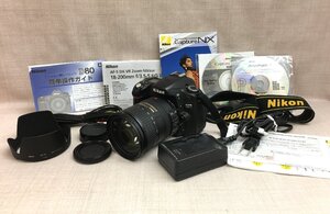 【大黒屋】中古 Nikon D80 レンズ Nikon AF-S DX VR Zoom-Nikkor 18-200mm f/3.5-5.6G IF-FD