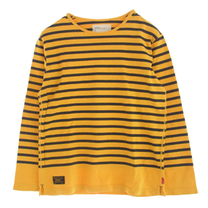 WTAPS ダブルタップス 13SS 131HNDT-CSM02 VASQUE L/S ボーダー バスク ロングスリーブ カットソー 長袖 イエロー系 1【中古】