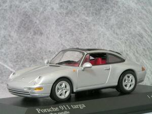 ● 1/43 ポルシェ 911 ( 993 ) タルガ 〓 シルバー / 空油冷最後のポルシェ / 〓 Porsche