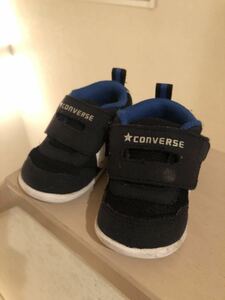 CONVERSE ベビー用スニーカー12.5cm 黒ベロクロ