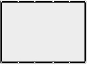 フック付き 壁掛け 持ち運びやすい 大きなサイズ 折り目がない ポータブル 4:3 スクリーン プロジェクター 100インチ
