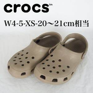 MK6528*crocs*クロックス*レディースサンダル*W4-5-XS-20〜21cm相当*モカ系