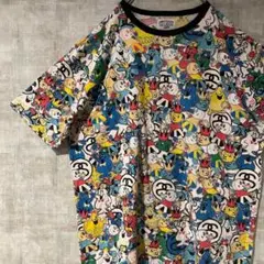 ステューシー stussy 半袖Tシャツ HEADZ リンガーネック  XL