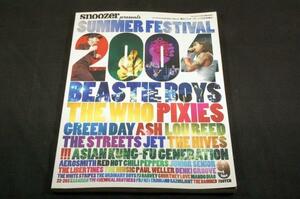 2004.9 SNOOZER別冊■SUMMER FESTIVAL 2004 ISSUE＃046-BEASTIE BOYS/THE WHO/PIXIES/GREEN DAY/ASH/アジカン/ルーリード/THE STREETS/JET