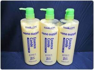 HAIR OPE ヘアオぺ nano suppli ナノサプリ サニープレイス エッセンスコンデ ハイグレードタイプ 1000ml × 3本 ヘアケア