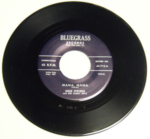 45rpm/ MAMA,MAMA - JESSE STEVENS - NO BLUEBIRDS IN THE SEA / 50