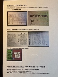 ＜PDF送信版＞2025年版　青山学院中等部　算数特訓プリント：ステップ1教材 特価