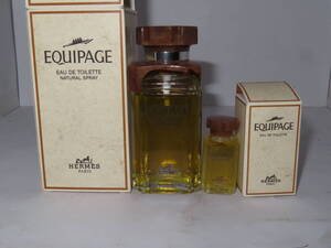  Herms エルメス EQUIPAGE 100ml と10ml 香水 エキュパージュ オードトワレ 