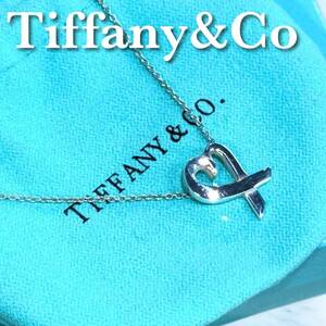 ☆新品磨き☆ Tiffany&Co. ティファニー ラビングハート ハート ネックレス SV925 シルバー アクセサリー