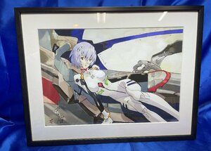 ヱヴァンゲリヲン新劇場版　綾波レイ 複製原画 　サイン入り　本多雄