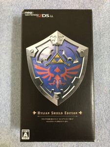 未開封 任天堂 New 2DS LL 本体 ゼルダの伝説 時のオカリナ ハイリアの盾仕様 HYLIAN SHIELD EDITION