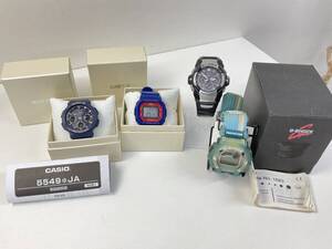 CASIO 腕時計 まとめ G-SHOCK GS-1400-1AJF/美品 BABY-G BGA-2510-2AJF/BABY-G 20周年モデル BGD-5020VC-2JR/G-SHOCK DW-9500【GBT】60