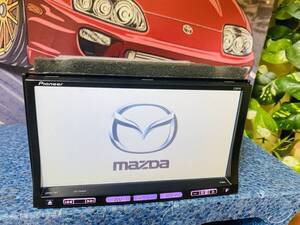 マツダ 純正ナビ 型式 C9P5 pioneer DVD再生 Bluetooth SDカード USB iPod テレビ ワンセグ カロッツェリア 楽ナビ AVIC-MRZ90 同等品