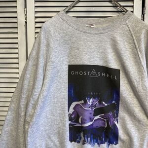 AXVX 1スタ グレー アニメ スウェット 攻殻機動隊 GHOST IN THE SHELL 90s 00s ビンテージ 古着 卸 仕入れ kg