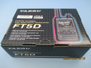 ＹＡＥＳＵ　ＦＴ５Ｄ　Ｃ４ＦＭ／ＦＭ　１４４／４３０ＭＨｚ　デュアルバンドデジタルトランシ−バ−　新品再生品　