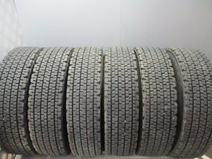 R86　中古トラックタイヤ 225/90R17.5 127/125L 冬6本価格！ブリヂストン W900 法人宛/営業所止め送料無料