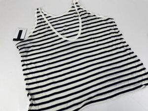 T by ALEXANDER WANG ティーバイアレキサンダーワン タンクトップ　400106R14 059 INK&WHITE /Mサイズ　定価￥15,015