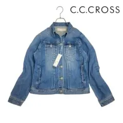 10T207☆ C.C.CROSS 新品未使用 デニムジャケット Gジャン L