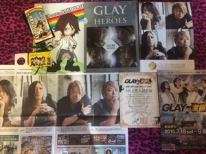 GLAY 函館グッズ8点セット LibCAFE2015 TAKURO