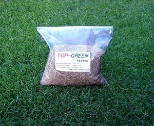 芝生の種・美しい緑を保つTOP-GREEN 500g