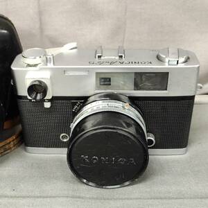 061021 268544 KONICA コニカ AUTO S フィルムカメラ HEXANON 1：1.9 f＝47㎜ ヴィンテージ ジャンク品 USED品