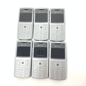 ◆ジャンク美品 6台◆希少/SAMSUNG SoftBank 708SC/3G/Silver/携帯電話 コレクション/83206