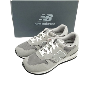 WC761 未使用 New Balance ニューバランス ML565EG1 スニーカー 27cm US9 ワイズD グレー スニーカー /49