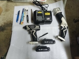 DCM 14.4v インパクトドライバー　ニブラ　セイバーソー　動作品 充電器