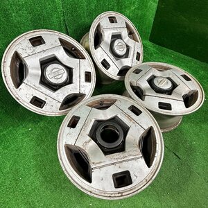 15×7j 6h ＋10 139.7 日産 テラノ 純正 希少 旧車 アルミ ホイール ホイル 15 インチ in 6穴 pcd 4本 菅15-128