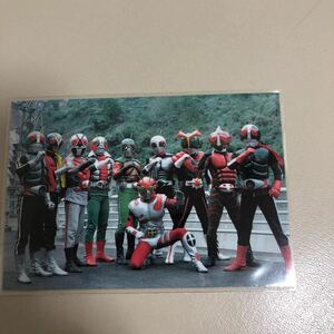 カルビー仮面ライダーカードR 107 10人ライダー