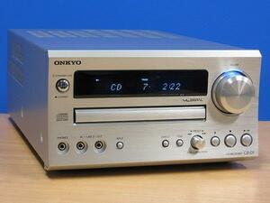 ONKYO★良品 ピック交換 動作良好★高音質 CDチューナーアンプ★CD取説付★CR-D1