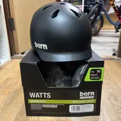 バーン ワッツ bern WATTS マットブラック Lサイズ