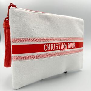 1円 新品未使用 Christian Dior クリスチャンディオール セカンドバッグ クラッチバッグ ポーチ ホワイト