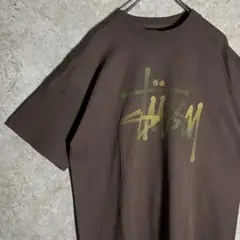 【激レア】STUSSY でかロゴTシャツ XL ビッグサイズ 人気カラー