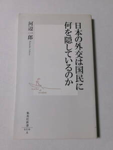 河辺一郎『日本の外交は国民に何を隠しているのか』(集英社新書)