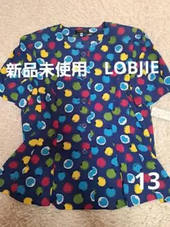 新品未使用　ジュニアー LOBJIE　カラフルドット柄　半袖ブラウス