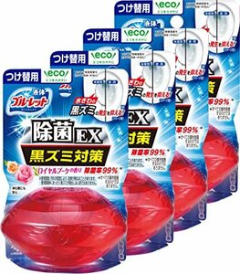 【まとめ買い】液体ブルーレットおくだけ除菌EX トイレタンク芳香洗浄剤 ロイヤルブーケ 詰め替え用 70ml×4個