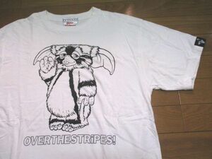 over the stripes　日本製　グレムリン　Tシャツ　Lサイズ　白　グレムリン　GREMMIE　GREMLIN　LENNY　オーバーザストライプス　シミ有