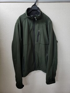 90s ブラックダイヤモンド　ダブルダイヤモンド　シェルジャケット　フルZIP　ダークグリーン　sizeL