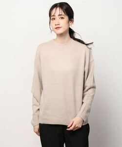 「Demi-Luxe BEAMS」 長袖ニット ONE SIZE ベージュ レディース