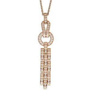 Cartier カルティエ ダイヤモンド(1.48cts)アグラフ ペンダント ネックレス 750 K18 PG ピンクゴールド N7424320