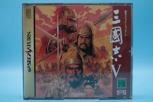 セガサターン SS コーエー 三國志 Ⅴ Romance of the Three Kingdoms Ⅴ 5 SANGOKUSHI Ⅴ - SEGA SATURN SS game　807