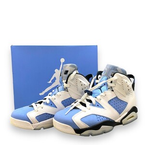 26cm NIKE AIR JORDAN 6 RETRO UNC UNIVERSITY BLUE スニーカー ブルー CT8529-410 ナイキ エアジョーダン6 ユニバーシティブルー