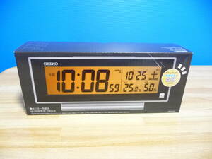 ◆新品 SEIKO セイコー 電波目覚まし時計 BC321KK(SQ762Wベース) [デジタル/大画面/温度計・湿度計/カレンダー/スヌーズ/ブラック] ラスト